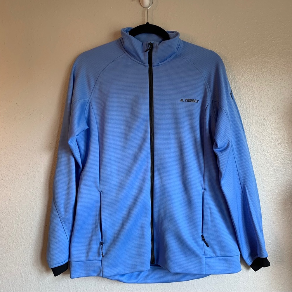 Adidas Terrex Stockhorn Fleece Jacket Blue Large